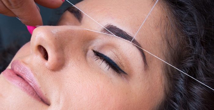 eyebrow threading 