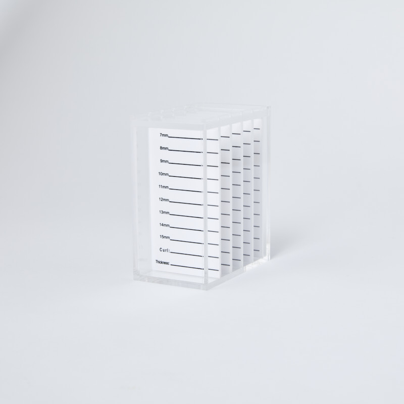 LASH ORGANISER ACRYLIC BOX (5 Single Tiles)