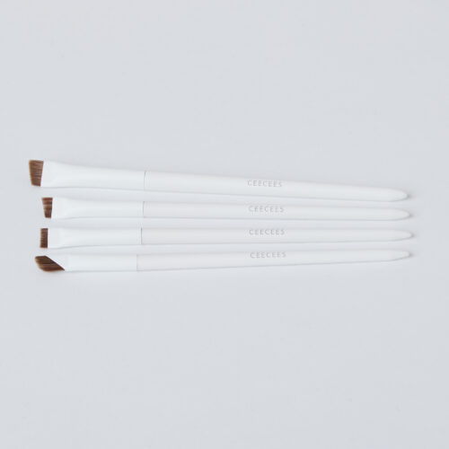 Pro Flat Eyebrow Brushes 4pcs set