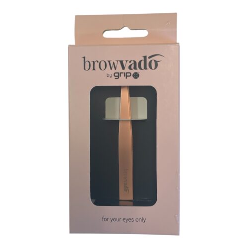 Browvado Rose Gold Angled Tweezer