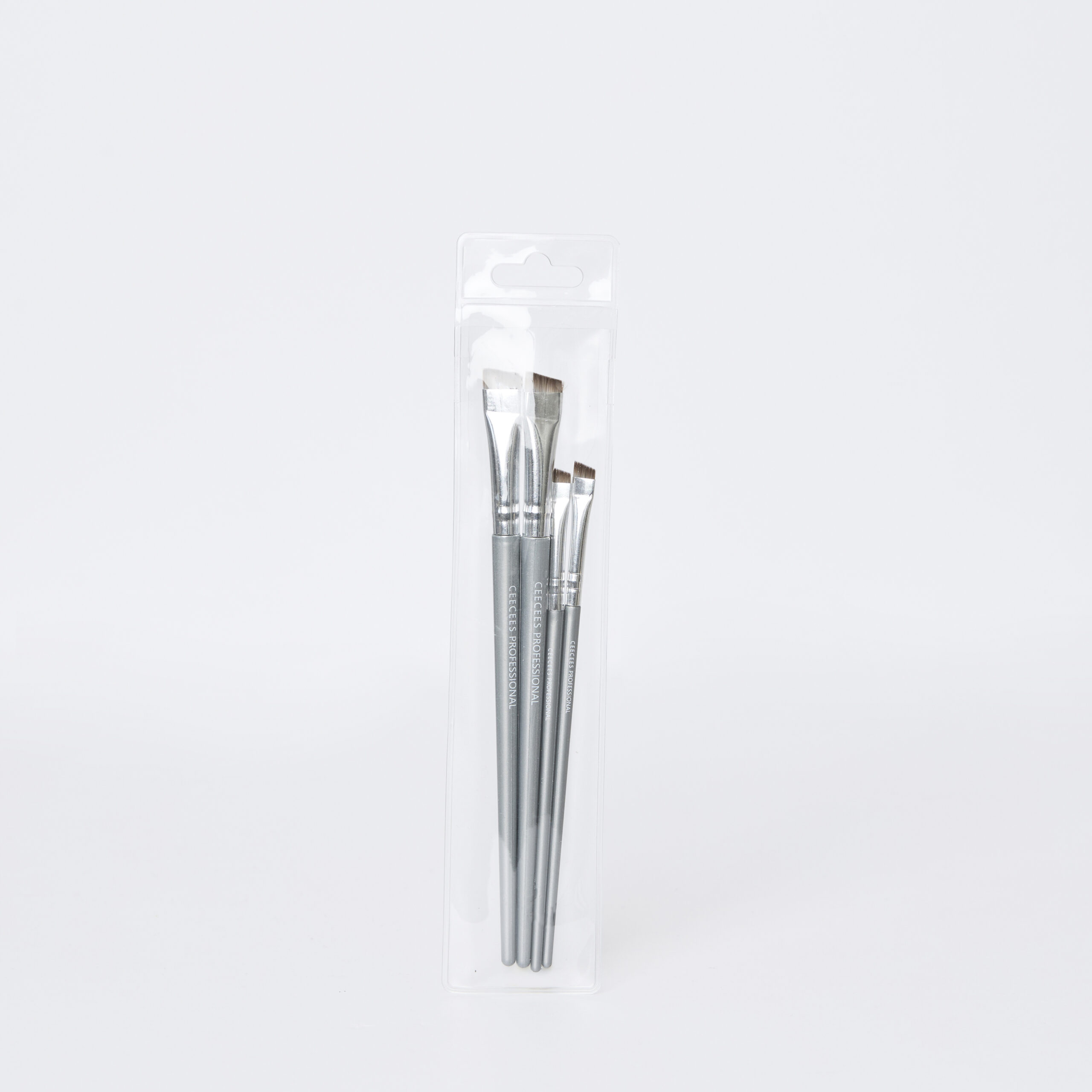 Pro Flat Eyebrow Brushes 4pcs set - Image 4